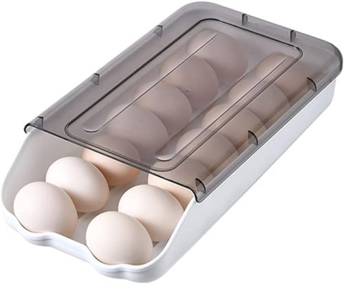 Контейнер-лоток EGG TRAY для зберігання яєць, органайзер для холодильника на 14 яєць