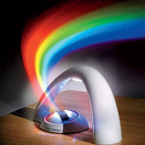 Нічник-проектор веселки Lucky Rainbow RGB — райдужний світильник з проекцією