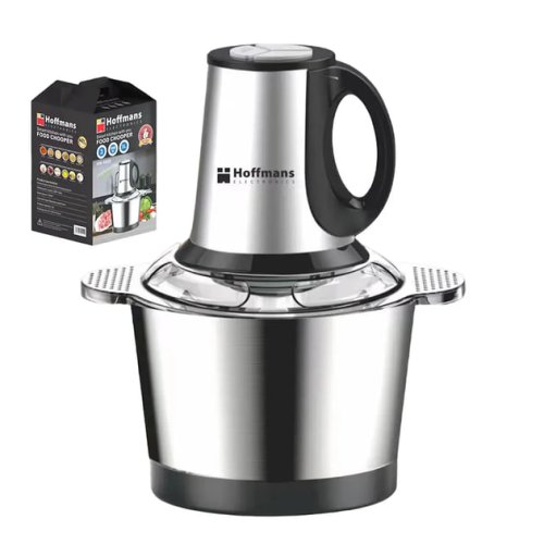 Електричний чоппер Hoffmans Electronics HM-8829 1800Вт, металева чаша 3,5 л, універсальний подрібнювач
