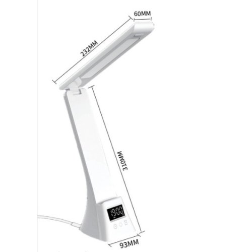 LED настільна смарт-лампа BDA-2088/TYV-2088, квадратна, з бездротовою та дротовою зарядкою