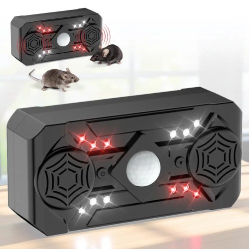 Ультразвуковий відлякувач Siurn від мишей, щурів, тарганів і комарів, 3 режими, USB