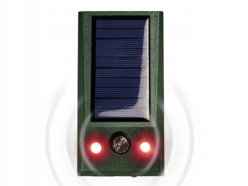 Сонячний ультразвуковий відлякувач тварин на батареї — захист двору та саду