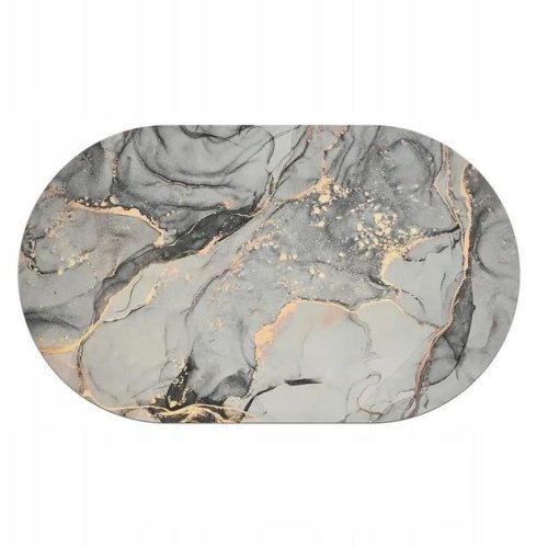 Килимок для ванної та дому «Мармур» суперпоглинаючий, антиковзний, 38×58 см