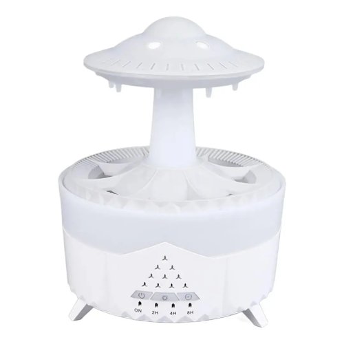 Ультразвуковий зволожувач повітря UFO Raindrop «Гриб» з дощовою лампою
