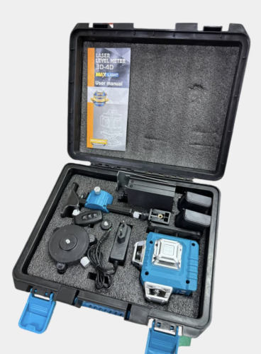 Лазерний нівелір 4D Level 40-43, професійний зелений рівень 360° для будівництва й ремонту