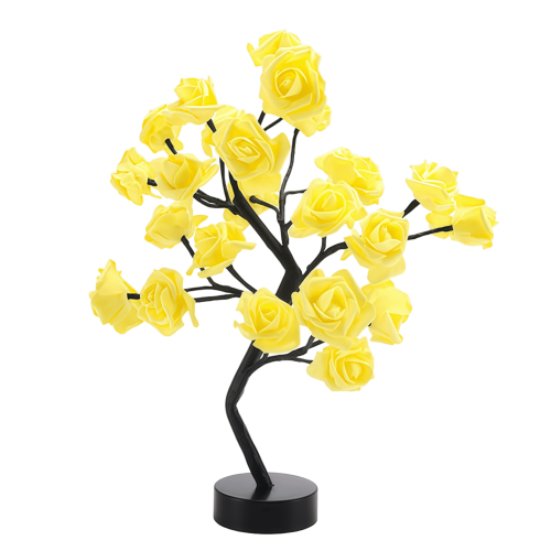 Декоративний LED-світильник «Дерево з трояндами», 33 см