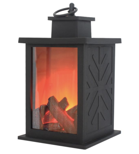 Декоративний камін-нічник Dekorstar: настільна лампа з ефектом живого полум’я