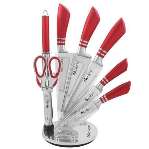 Набір кухонних ножів UNIQUE UN-1832 з нержавіючої сталі