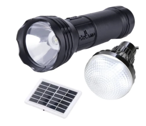 Портативний LED-світильник-ліхтар CL-038 для дому й кемпінгу із сонячною зарядкою