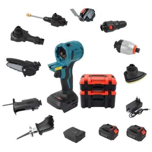 Набір акумуляторних інструментів 13‑в‑1 у кейсі 21V YN‑43 для дому та професійних робіт