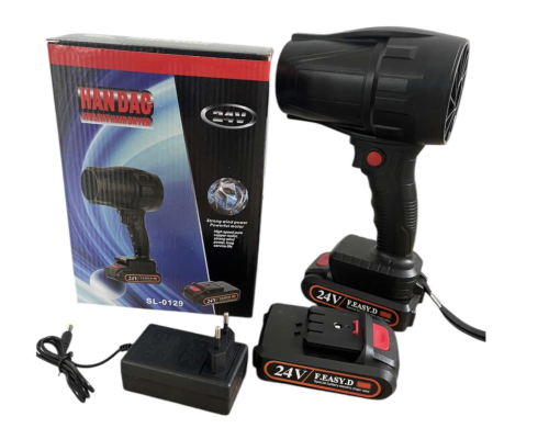 Турбореактивний ручний вентилятор-повітродувка XL-1589, акумуляторний, до 70 м/с