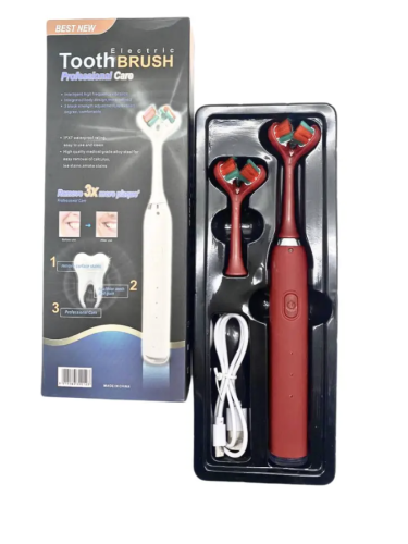Акумуляторна електрична зубна щітка Best New з подвійною головкою, ефективне чищення