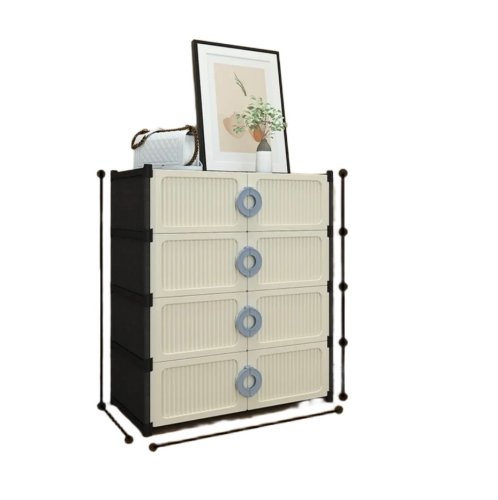 Шафа-полиця для взуття XG08: закритий стелаж для зберігання взуття, сумок