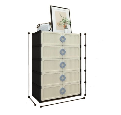 Шафа-полиця для взуття XG10: закритий стелаж для зберігання у домі