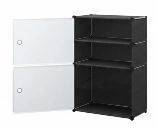 Шафа-полиця для взуття BXG-02 із закритим стелажем для зберігання у вбиральні