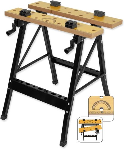 Розкладний робочий стіл-верстак Vorel FT 560×780×620 мм для майстерні