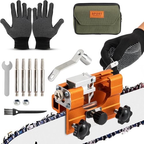 Ручна точилка BIGSTREN для заточування ланцюгів бензопил без демонтажу