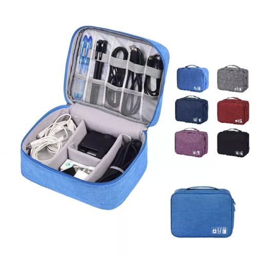 Дорожній органайзер для проводів, кабелів і зарядок — чохол для електроніки та аксесуарів