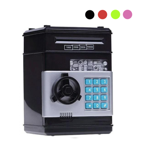 Дитячий сейф-скарбничка Number Bank: кодовий замок і купюроприймач