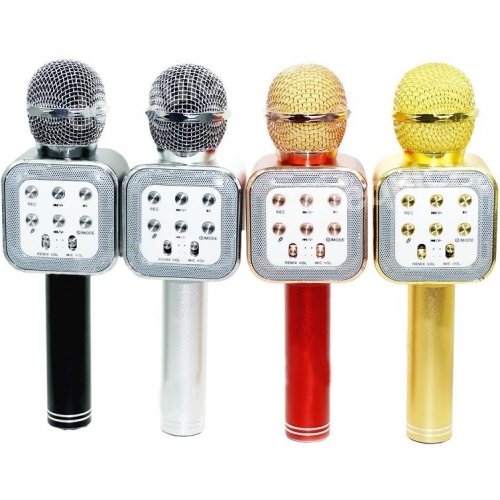 Бездротовий караоке-мікрофон WS-1818 зі зміною голосу та вбудованою колонкою