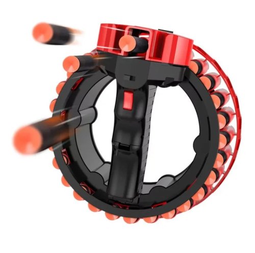 Автоматичний іграшковий бластер-кулемет Growler H01, 28 зарядів, акумуляторний