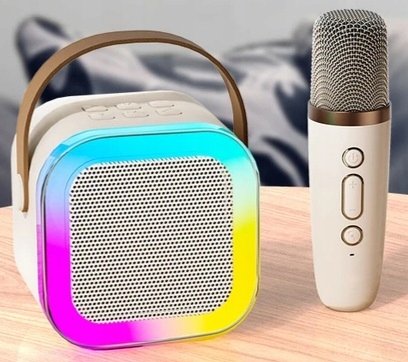 Дитячий караоке-набір: бездротовий мікрофон і Bluetooth-колонка для співу