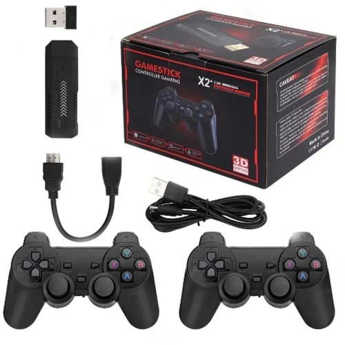 Ігрова приставка X2 Plus Gamestick 64GB, 4K Ultra HD, 2 бездротові джойстики