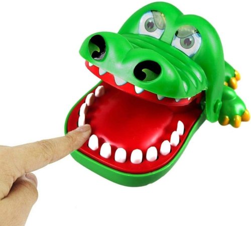 Інтерактивна настільна гра для дітей Qunxing «Крокодил-дантист»