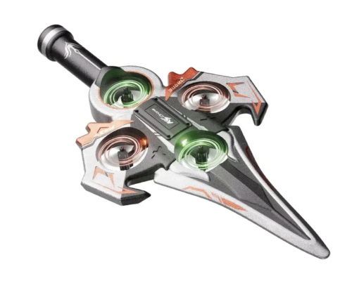 Радіокерований дрон-літак Drone KS-199 «літаючий меч» з трюками 360° та LED-підсвіткою