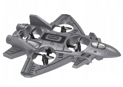 Радіокерований літачок-винищувач CZ35 з LED-підсвіткою, трюки 360° (RC)