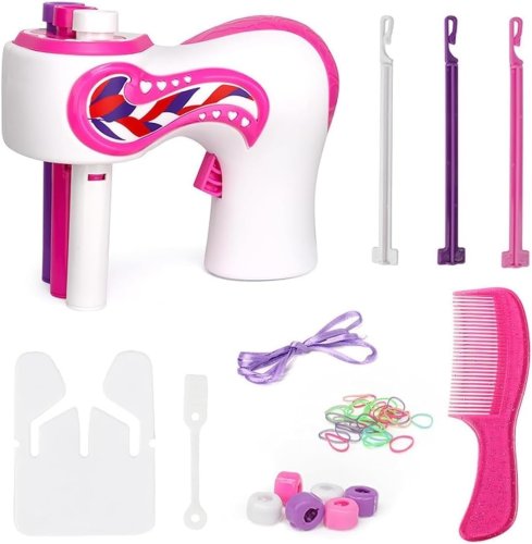 Дитячий набір для плетіння косичок 892-1 для стильних зачісок і гри в перукаря