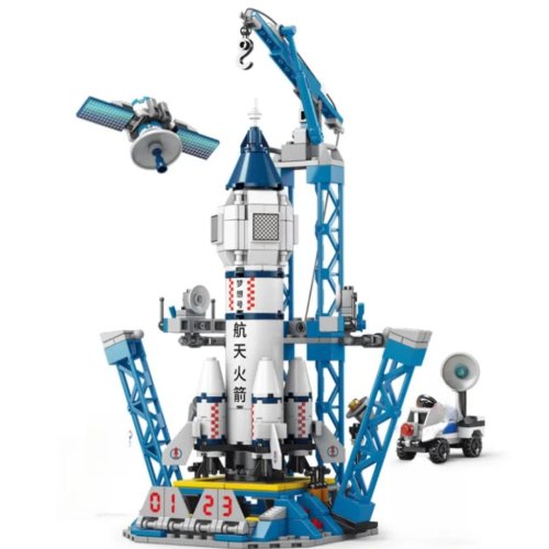 Дитячий конструктор космічна ракета Space Shuttle (шаттл), 452 деталі, великий набір для космосу