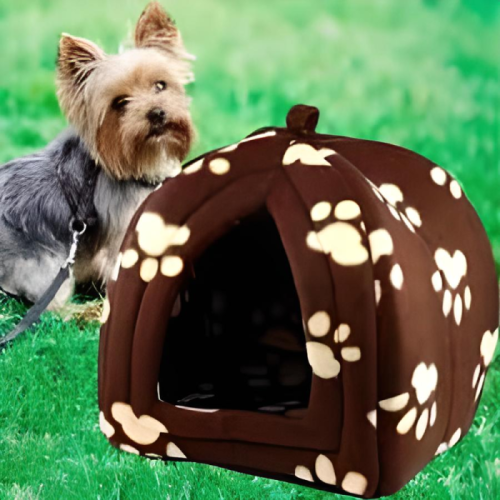 М’який будиночок Pet Hut для собак і котів, домашня будка, 40×35×35 см