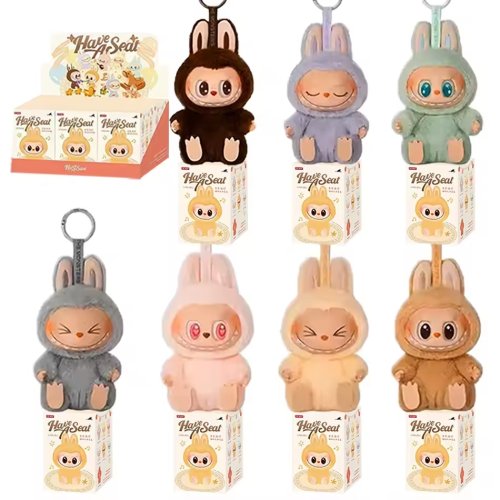 М’який брелок-монстр Labubu у Blind Box (коробка-сюрприз) • іграшка-сюрприз POP MART Original