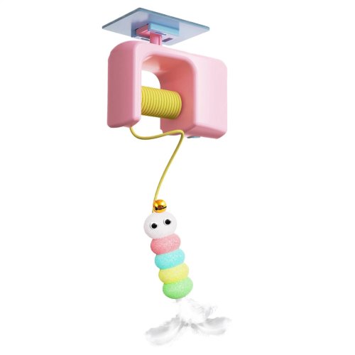 Інтерактивна іграшка для котів Pet Toy Ball 1490 на присосці з автоматичним рухом