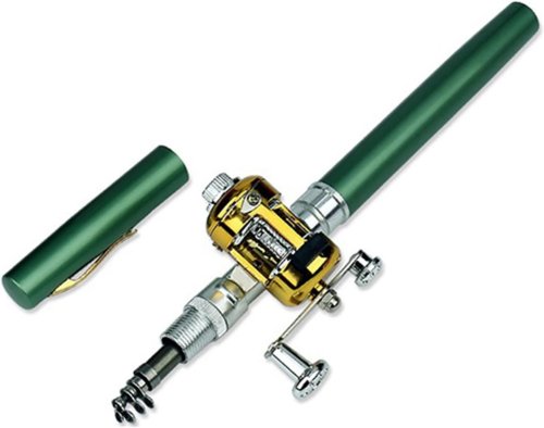 Кишенькова міні-вудка-ручка Fish Rod in Pen Case у футлярі для риболовлі
