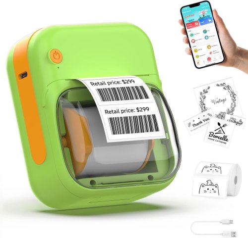 Портативний міні термопринтер без чорнил для наклейок і етикеток B-3