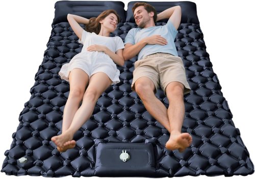 Надувний туристичний двомісний матрац WCG для подорожей і відпочинку