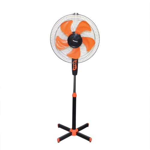 Підлоговий вентилятор DOMOTEC MS-1619 Standart 16″ з регулюванням висоти, нахилу та потужності обдуву