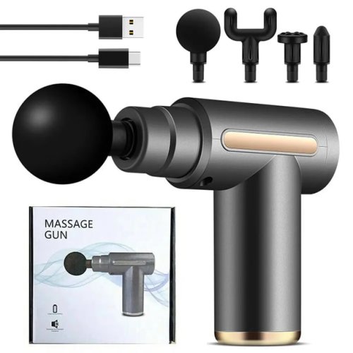 Перкусійний масажер-пістолет Massage Gun XL-1011 для шиї, голови та ніг