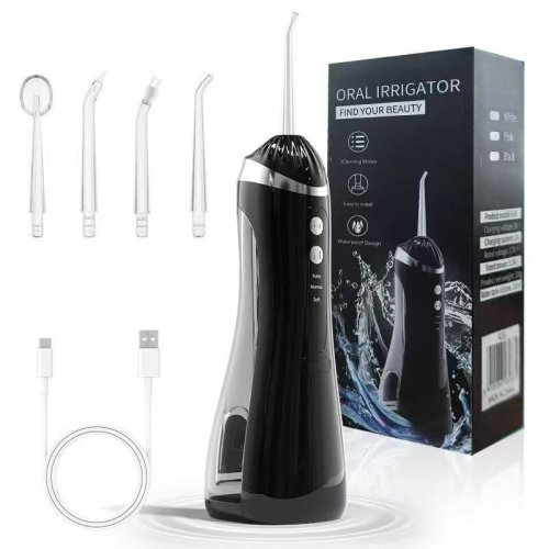 Портативний іригатор для порожнини рота Find your beauty, USB-зарядка, насадки
