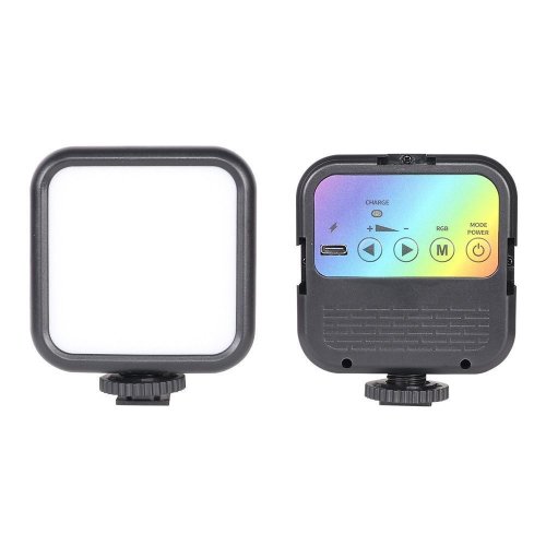 LED RGB лампа WR-R1 зі тримачем для телефону, студійне накамерне світло 3000–7000K