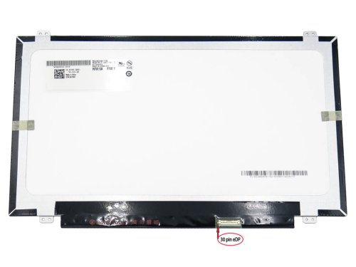 Матриця 14.0" Slim eDP 1600×900, 30pin, кріплення верх/низ, матова AUO B140RTN03.0
