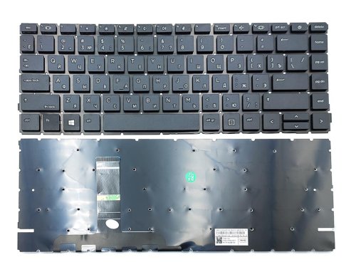 Клавіатура HP ProBook 440 G8/G9/G10, 445 G8/G9/G10, RU, чорна, Original