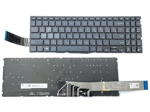 Клавіатура для ASUS X571/X571G/X571GT/X571U/X571F/K571/K571GT/F571/F571G/F571GT/VX60G RU чорна з підсвіткою