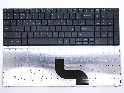 Клавіатура для ACER Aspire E1-531, E1-531G, E1-571G, E1-521, E1-531, E1-571, чорна, матова (RU)