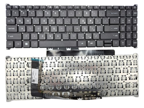 Клавіатура для ACER Aspire A315-510P, A515-48/58, A715-52/78, Nitro V15 ANV15-41/51, N23H4 N22Q23 N23C3, чорна RU