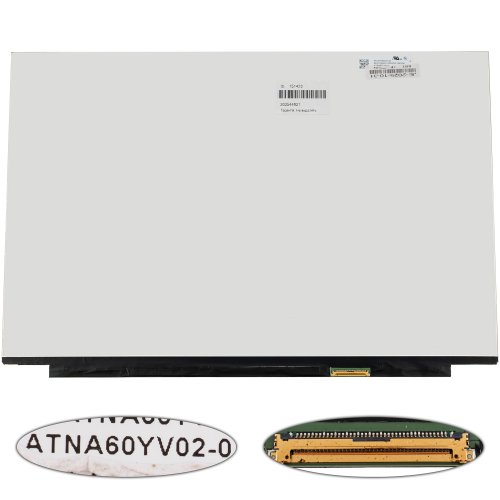 Матриця OLED 16" ATNA60YV02-0 3840×2400 IPS 40pin eDP 550кд/м² 100% DCI‑P3 Slim глянець (renew)