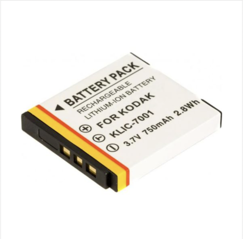 Акумулятор Kodak KLIC-7001 Li-Ion 750 mAh 3.7V для камер EasyShare серій M, V