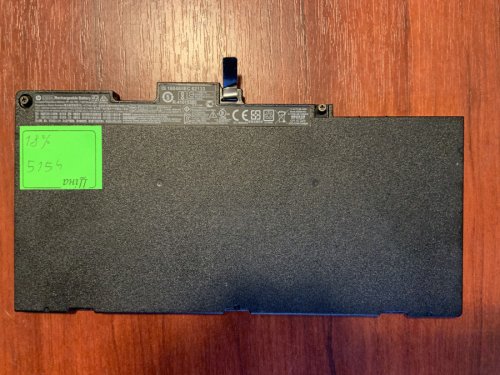 Акумулятор HP CS03XL (B5153), знос 18%, б/у: EliteBook 745/755/840/848/850 G3/G4, ZBook 15u G3/G4/G5 Original